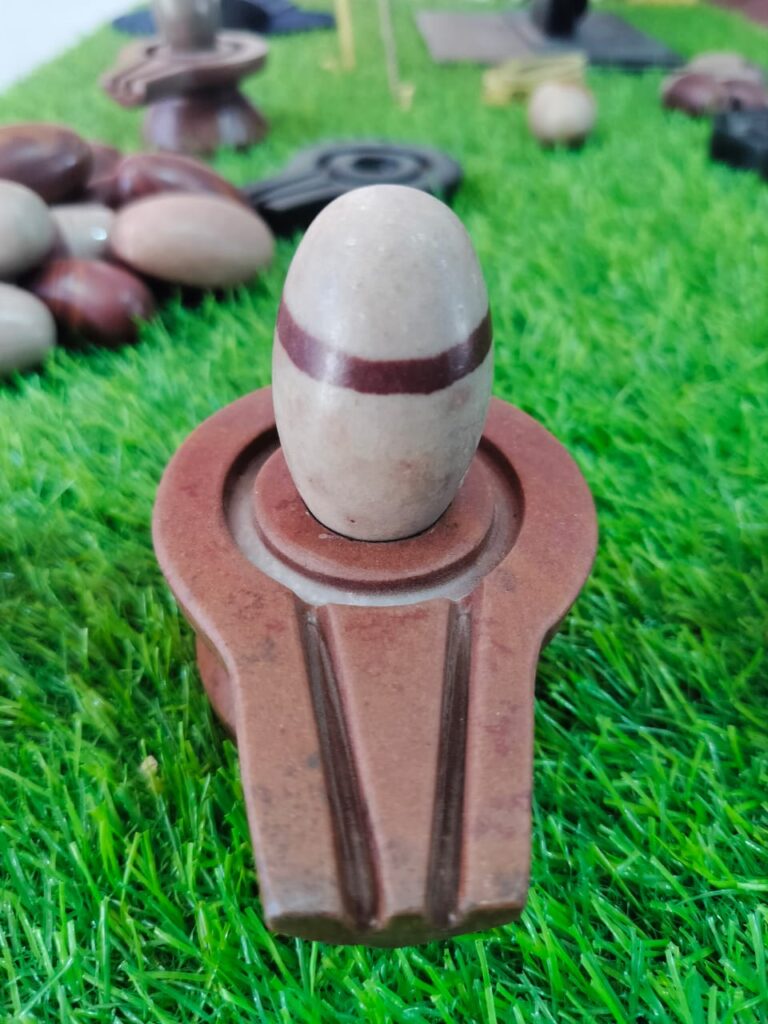 Close View of Original Narmadeshwar Shivling Surface