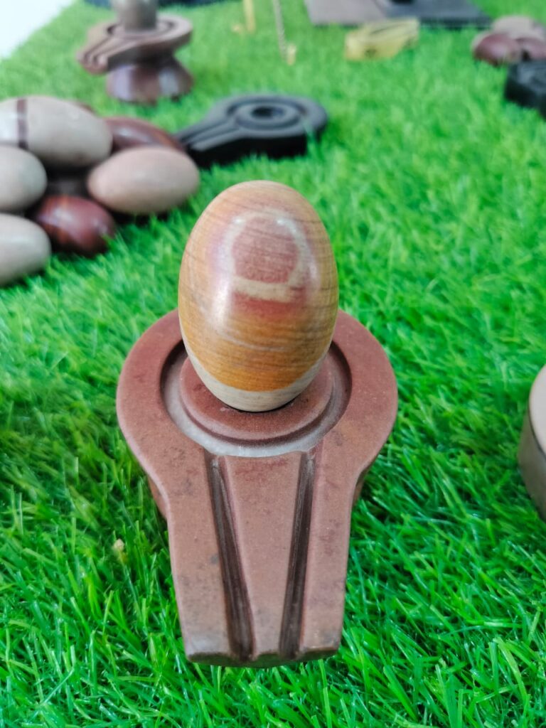 Close View of Original Narmadeshwar Shivling Surface