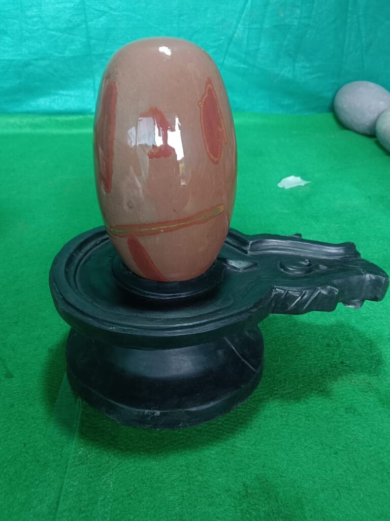 9 inch naramdeshwar shivling with damaru base